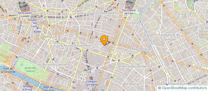 localisation de l'entreprise OBJECTIF CONSTRUCTION 73  PARIS