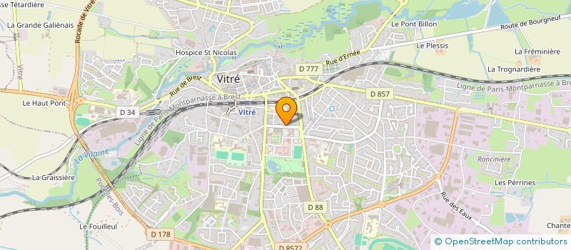 localisation de l'entreprise OBJECTIF COTE  VITRE