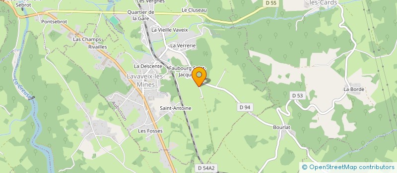 localisation de l'entreprise OBJECTIF CREUSE CONCEPT à LAVAVEIX-LES-MINES