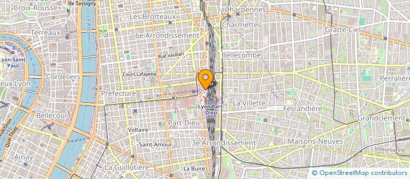 localisation de l'entreprise OBJECTIF DEVELOP INNOVAT COMMUNAUT  LYON