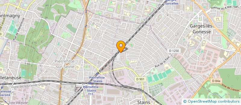localisation de l'entreprise OBJECTIF DEVELOPPEMENT  STAINS