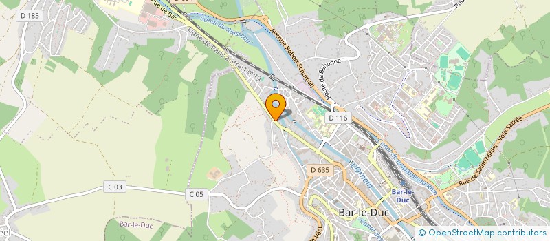 localisation de l'entreprise OBJECTIF DIAG à BAR-LE-DUC