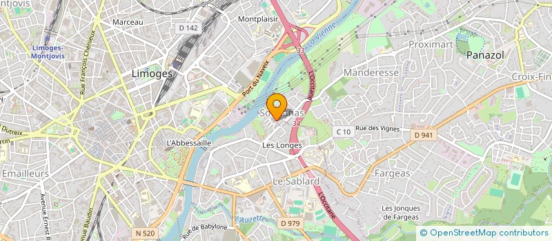 localisation de l'entreprise OBJECTIF DIOFIOR DEVELOPPEMENT à PANAZOL