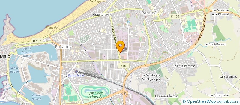 localisation de l'entreprise OBJECTIF ECOENERGIE  SAINT-MALO