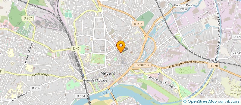 localisation de l'entreprise OBJECTIF ELEGANCE à NEVERS