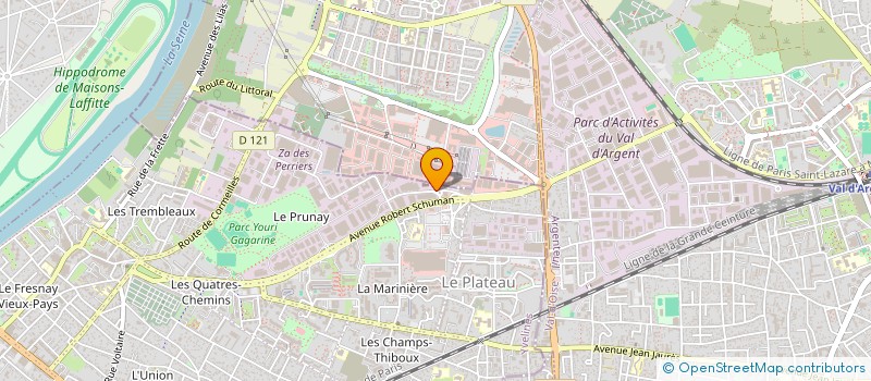localisation de l'entreprise OBJECTIF EMPLOI à SARTROUVILLE
