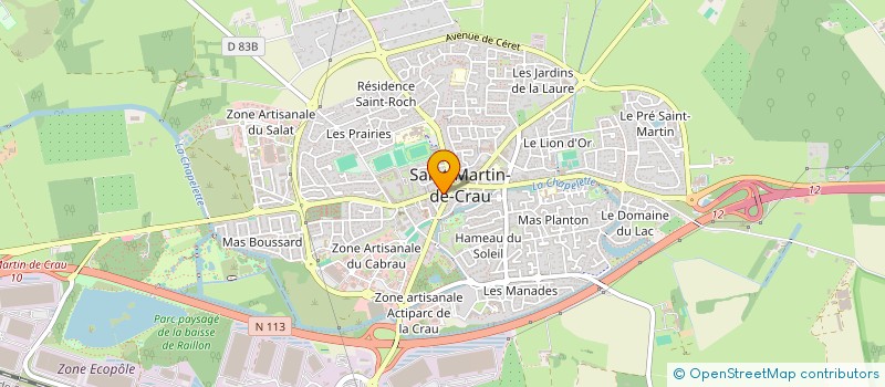 localisation de l'entreprise OBJECTIF EMPLOI à SAINT-MARTIN-DE-CRAU