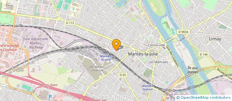 localisation de l'entreprise OBJECTIF EMPLOI OUEST à MANTES-LA-JOLIE