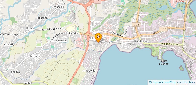 localisation de l'entreprise OBJECTIF EMPLOIS GUADELOUPE à BAIE MAHAULT