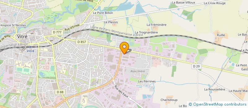 localisation de l'entreprise OBJECTIF ENERGIES  ARGENTRE-DU-PLESSIS