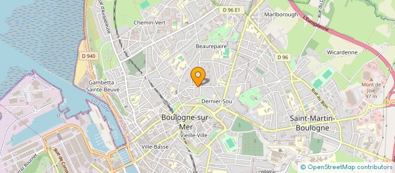 localisation de l'entreprise OBJECTIF ENTREPRENEUR à BOULOGNE-SUR-MER