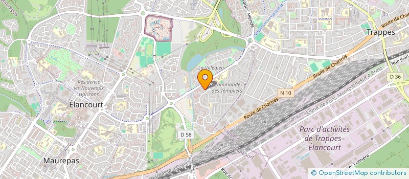 localisation de l'entreprise OBJECTIF FINITION BATIMENT à ELANCOURT