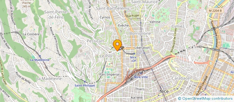localisation de l'entreprise OBJECTIF FONCIER à NICE