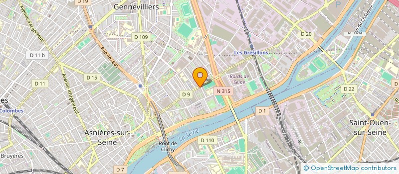 localisation de l'entreprise OBJECTIF FORMATION CONSEIL INTERNATIONAL  ASNIERES-SUR-SEINE
