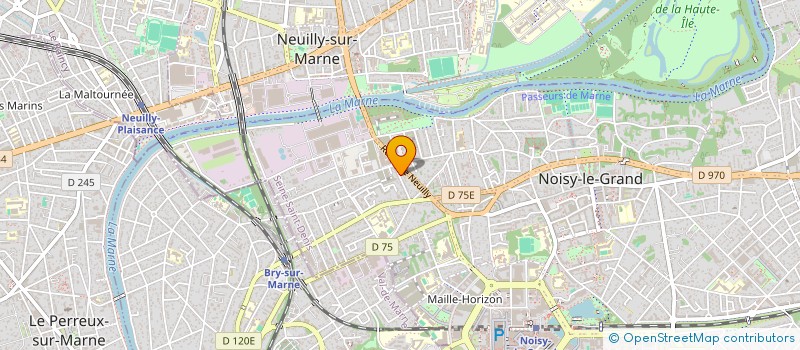 localisation de l'entreprise OBJECTIF FORMATION SECURITE OFS à NOISY-LE-GRAND