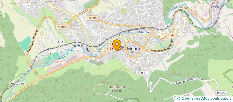 localisation de l'entreprise OBJECTIF FORMATIONS  MENDE