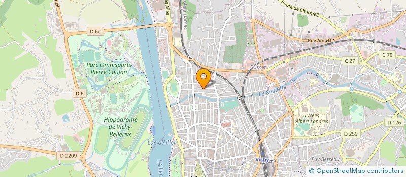 localisation de l'entreprise OBJECTIF-FUTUR.COM à VICHY