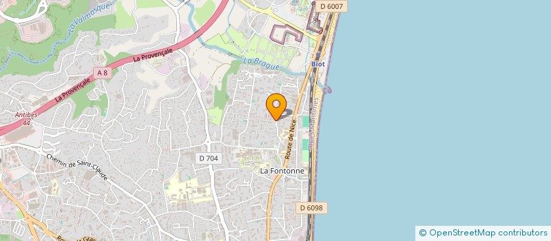 localisation de l'entreprise OBJECTIF GRAND PRIX à ANTIBES
