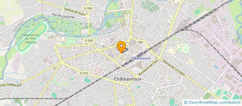 localisation de l'entreprise OBJECTIF IMAGE 36 à CHATEAUROUX