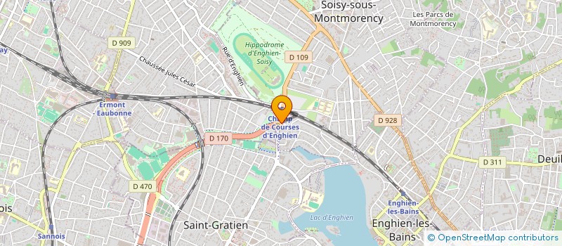 localisation de l'entreprise OBJECTIF IMAGE 95 PHOTO CLUB DE SOISY  SOISY-SOUS-MONTMORENCY