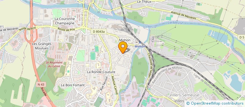 localisation de l'entreprise OBJECTIF IMAGE CHARLEVILLE MEZIERES  CHARLEVILLE-MEZIERES