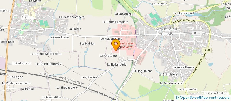 localisation de l'entreprise OBJECTIF IMMO  ARGENTRE-DU-PLESSIS