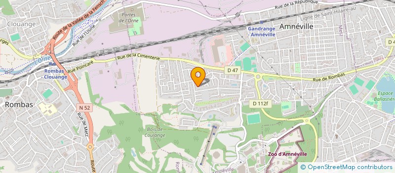 localisation de l'entreprise OBJECTIF IMMOBILIER 57  AMNEVILLE