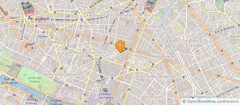 localisation de l'entreprise OBJECTIF INNOVATION 40  PARIS