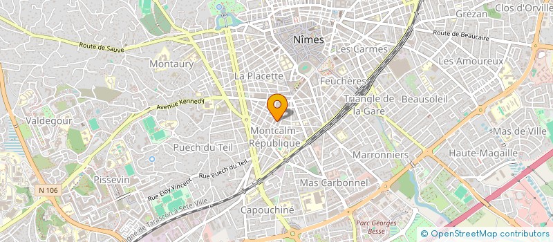 localisation de l'entreprise OBJECTIF INSERTION  NIMES