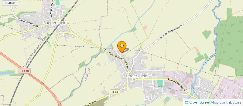 localisation de l'entreprise OBJECTIF ISOLATIONS à UNGERSHEIM
