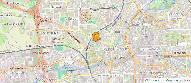 localisation de l'entreprise OBJECTIF JEUNES  RENNES