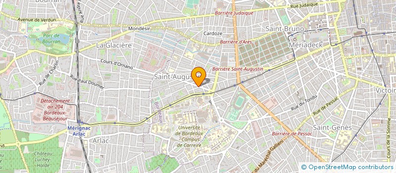 localisation de l'entreprise OBJECTIF LIBRE  BORDEAUX