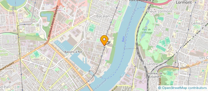 localisation de l'entreprise OBJECTIF LUMIERE à BORDEAUX