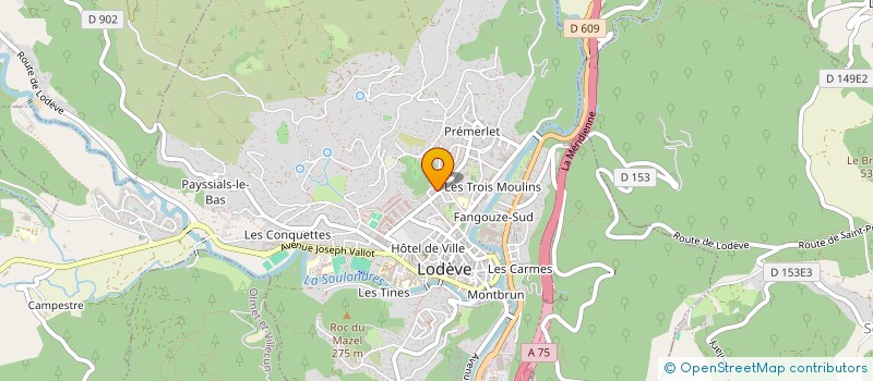 localisation de l'entreprise OBJECTIF LUNE à LODEVE