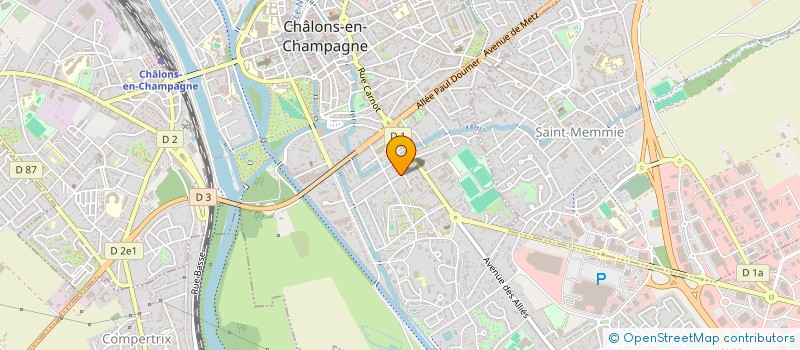 localisation de l'entreprise OBJECTIF LUNE  CHALONS-EN-CHAMPAGNE