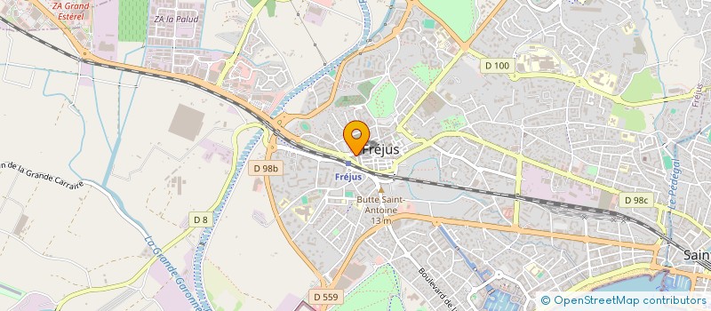 localisation de l'entreprise OBJECTIF LUNETTES à FREJUS