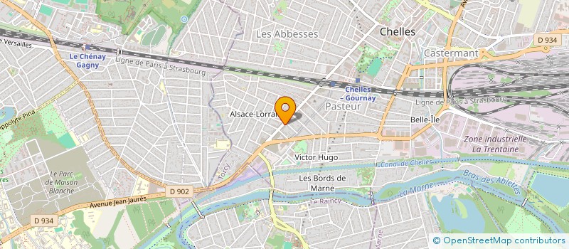 localisation de l'entreprise OBJECTIF MA à CHELLES
