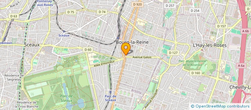 localisation de l'entreprise OBJECTIF MAC à BOURG-LA-REINE