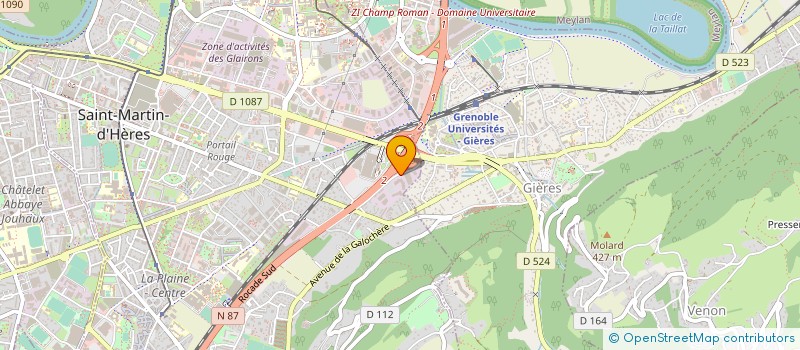 localisation de l'entreprise OBJECTIF MAINTENANCE CONSTRUCTION à SAINT-MARTIN-D'HERES