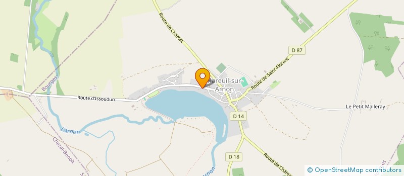 localisation de l'entreprise OBJECTIF MAREUIL SUR ARNON  MAREUIL-SUR-ARNON