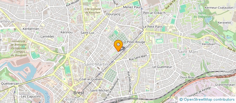 localisation de l'entreprise OBJECTIF MARS à BREST