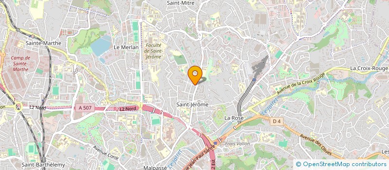localisation de l'entreprise OBJECTIF MARSEILLE EMPLOI à MARSEILLE 13EME