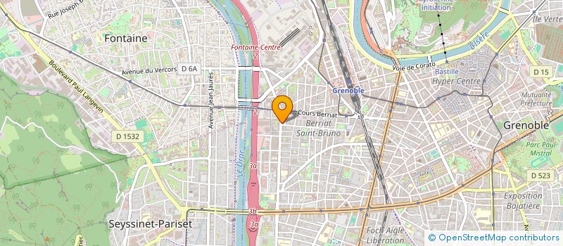 localisation de l'entreprise OBJECTIF MEDECINE GENERALE  GRENOBLE