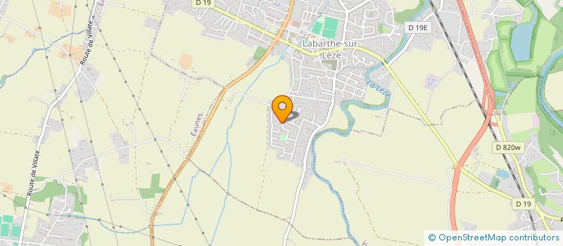 localisation de l'entreprise OBJECTIF MERLIN  LABARTHE-SUR-LEZE