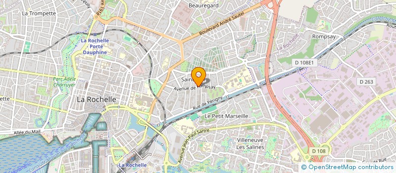 localisation de l'entreprise OBJECTIF NEPTUNE  LA ROCHELLE