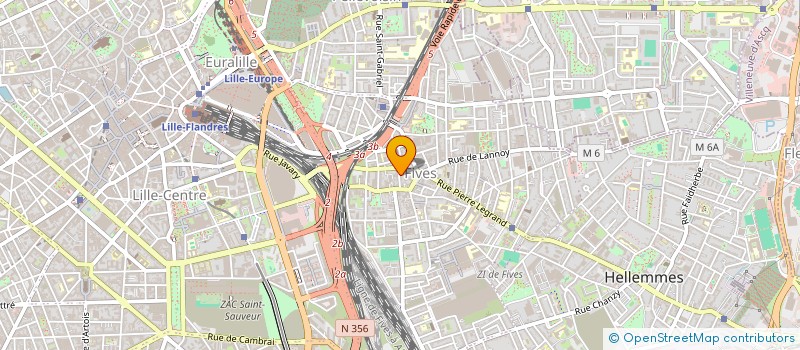 localisation de l'entreprise OBJECTIF NORD-SUD à LILLE