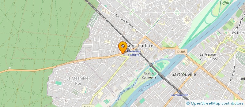 localisation de l'entreprise OBJECTIF OBJETS à MAISONS-LAFFITTE