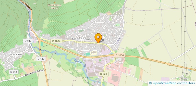 localisation de l'entreprise OBJECTIF ODONTOLOGIE O2  MARLENHEIM