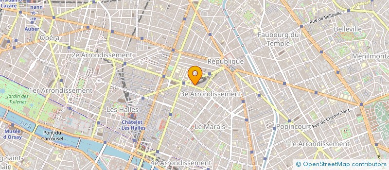 localisation de l'entreprise OBJECTIF OUEST  PARIS