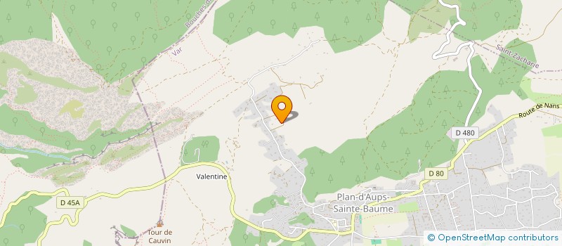 localisation de l'entreprise OBJECTIF PAIE  PLAN-D'AUPS-SAINTE-BAUME